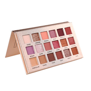 Beauty Glazed 18 Color Glitter Matte Eyeshadow