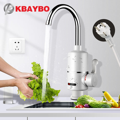 instant electric water heater kitchen tap faucet