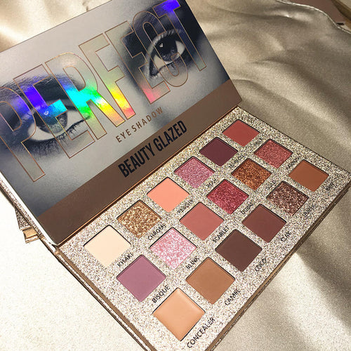 Beauty Glazed 18 Color Glitter Matte Eyeshadow